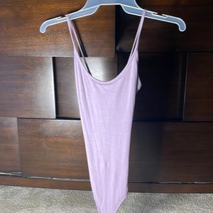 Lilac cross back body suit size small from Windsor